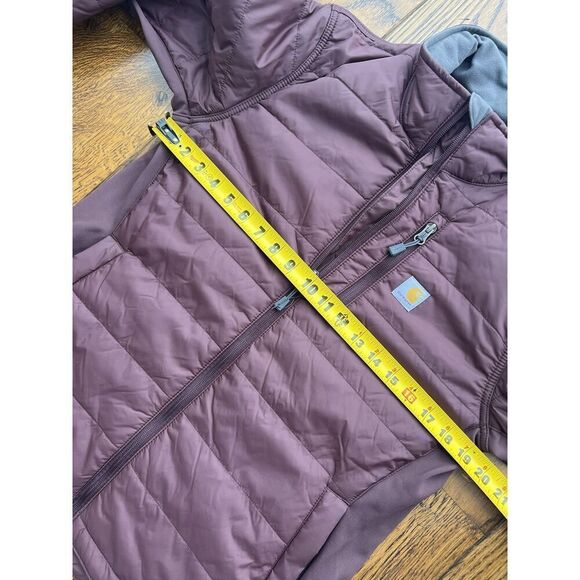 Carhartt Women’s Gilliam Rain Defender Jacket BlackBerry Small NWOT - Picture 4 of 5